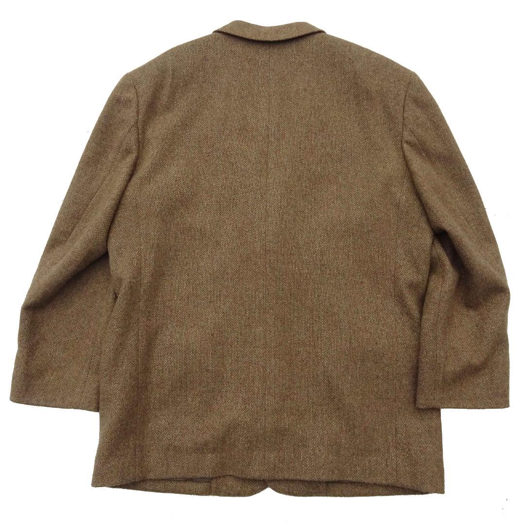 英国生地製Papas パパス カシミア100％ジャケット ブレザー紳士服46冬用