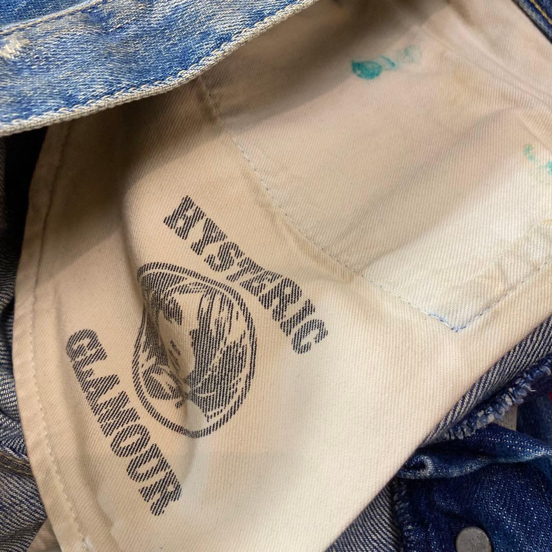 HYSTERIC GLAMOUR デニムパンツ y2k ダメージ加工　D29