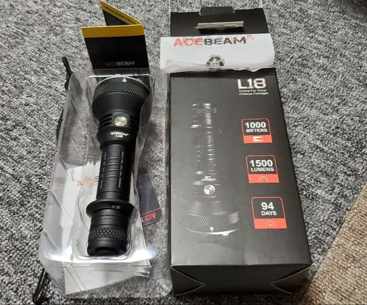 ACEBEAM L18 バッテリー無し