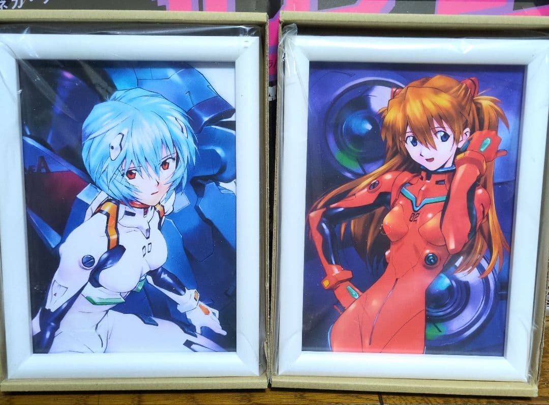 新世紀エヴァンゲリオン キャラファイングラフ レイ＆アスカ2種セット 貞本義行