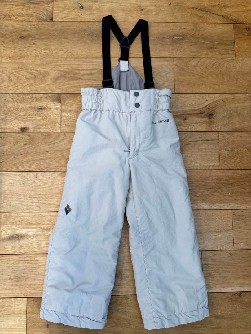 モンベル　mont-bell スキーウェア　上下セット　ピンク　110 手袋付き