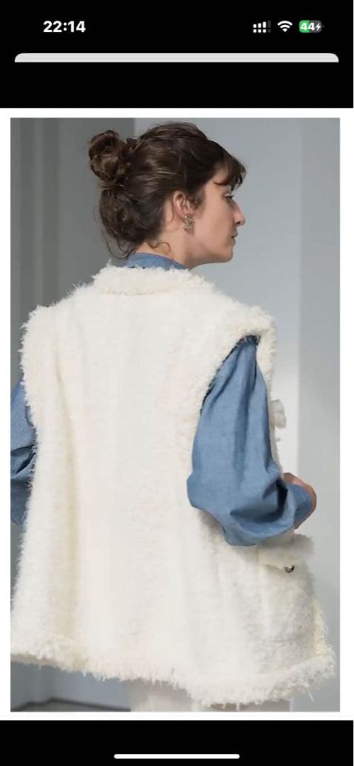 最終値下‼️ユナイテッドアローズ　GIOLICA ツイード ジレ　ベスト