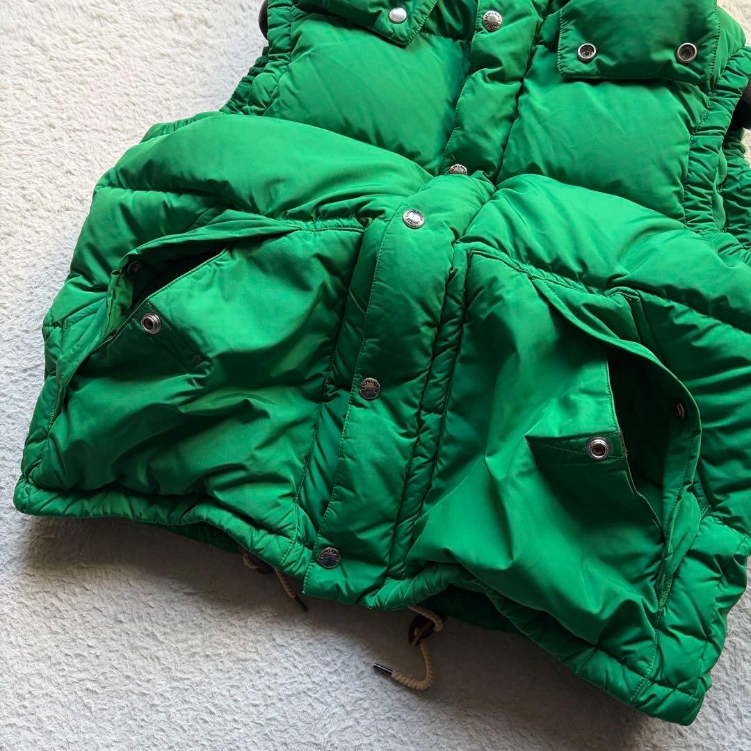 【極美品】ポロラルフローレン ボリュームダウンベスト フード付 グリーン 現行品
