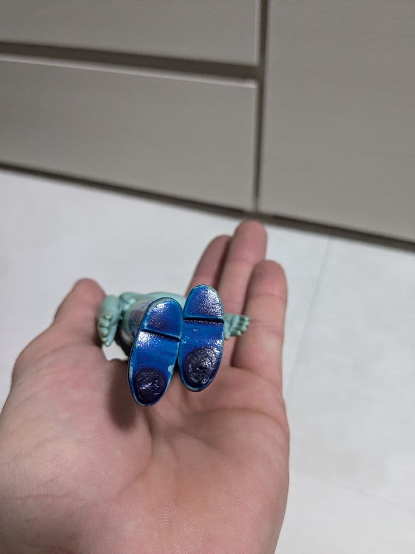 ※当時物希少　イナズマン ソフビ ブルマァク　写真確認要　背中ヒビあり