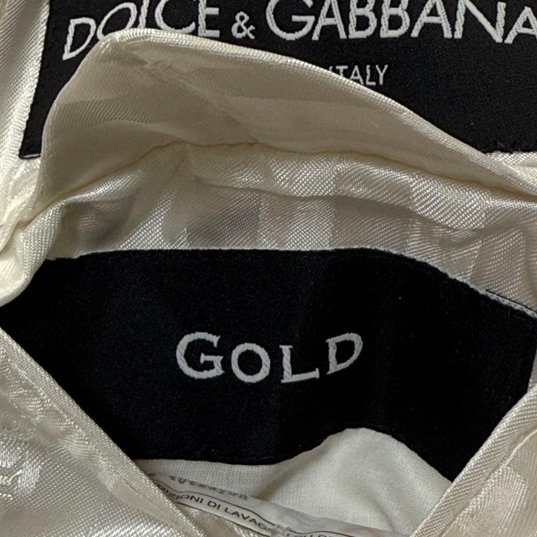 ドルチェ&ガッバーナ コーデュロイ テーラードジャケット GOLD L