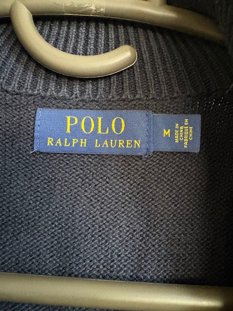 Polo Ralph Lauren ネイビー ハーフジップ M