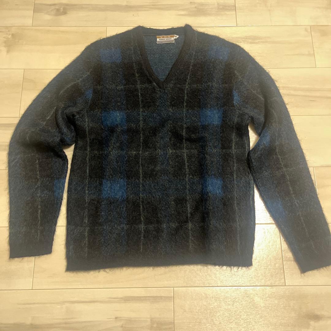 古*男様 60's USA製 ROBERT BRUCE Vネックモヘアセーター