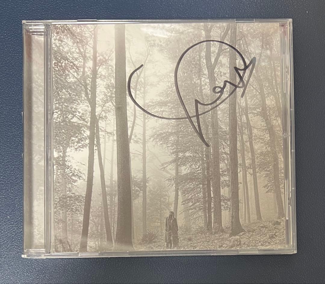 【開封済み】サイン入りCD Taylor Swift Folklore