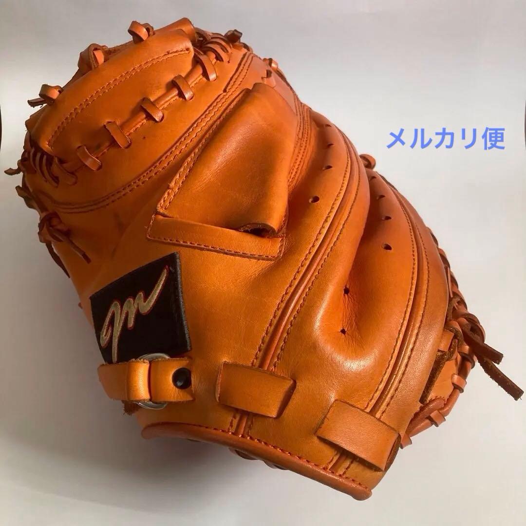 美品　マツダボール　野球 キャッチャーミット 硬式 捕手用 左投げ