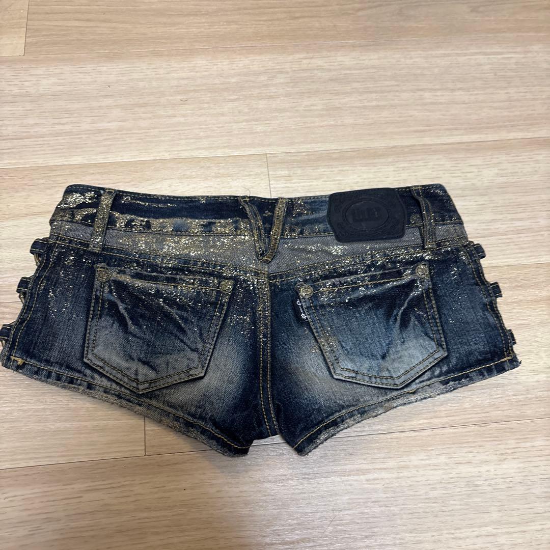美品 d.i.a ダメージ加工バックル付きショートパンツ y2k ギャル