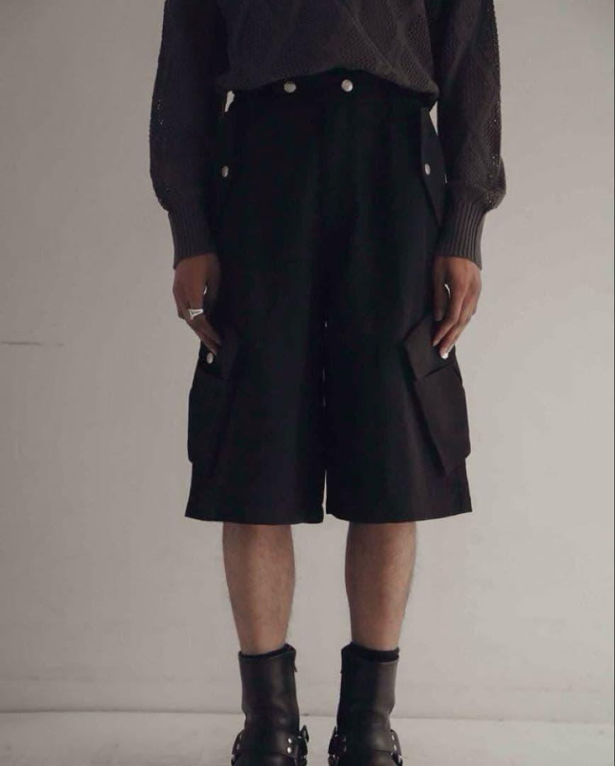 NULLUS 8 Pocket Cargo Shorts 深水光太着用