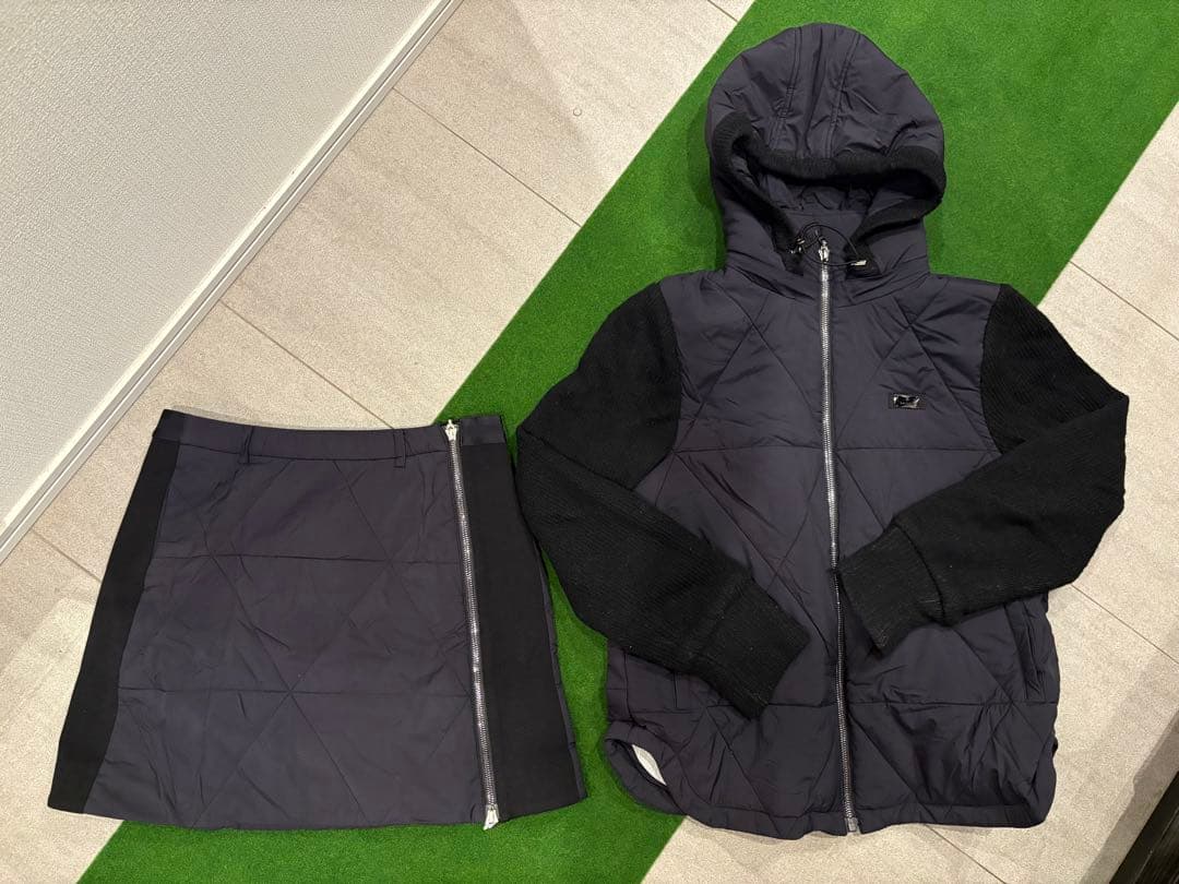 【定価104500円】ランバンスポール 中綿ブルゾン40&スカート38SET