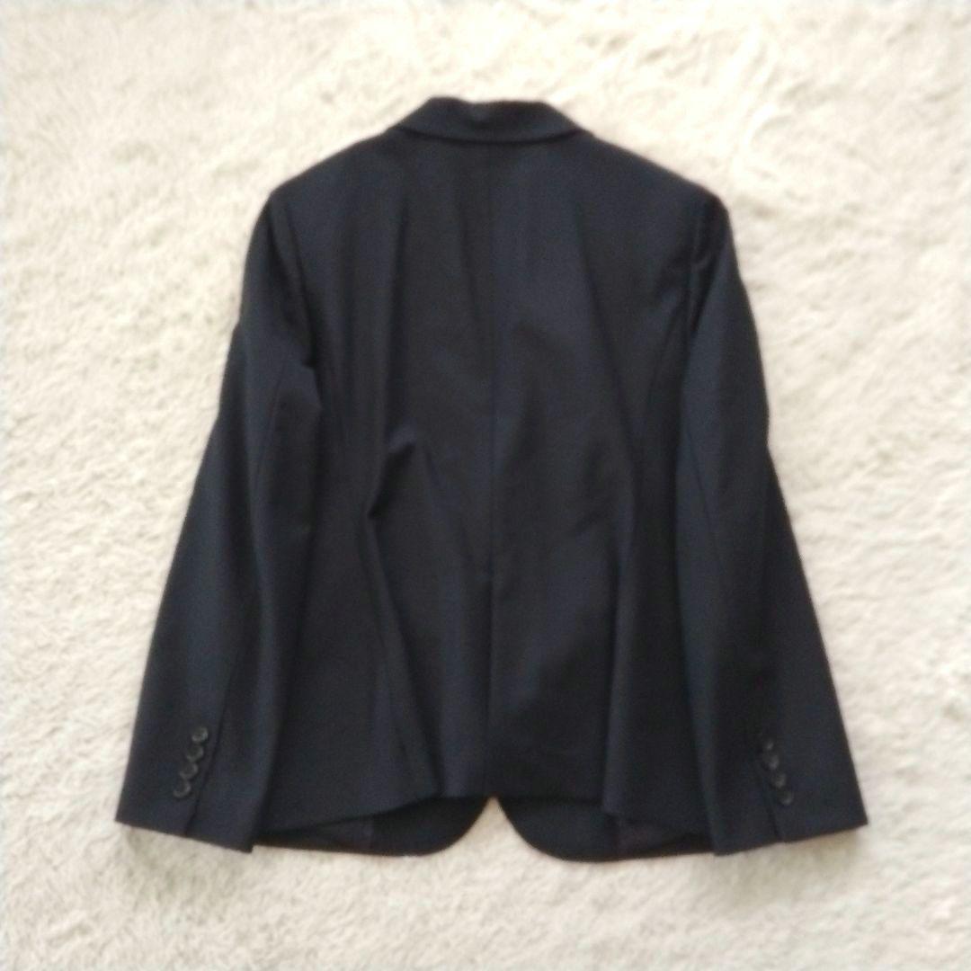 【23区】美品 ストライプ セットアップ スーツ ネイビー 大きいサイズ 46