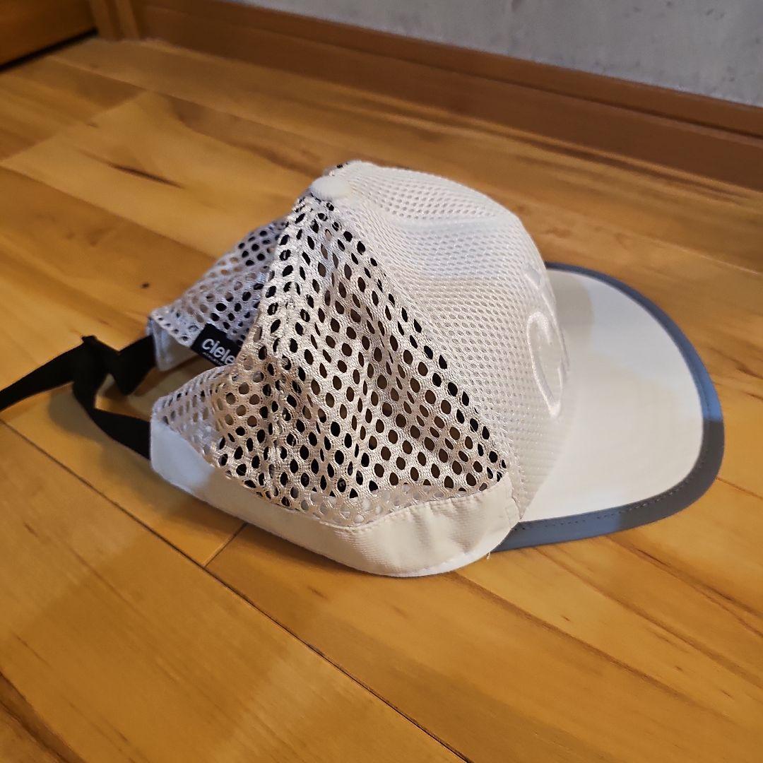 シエル　ciele 完売　メッシュキャップ ホワイト　ランニング