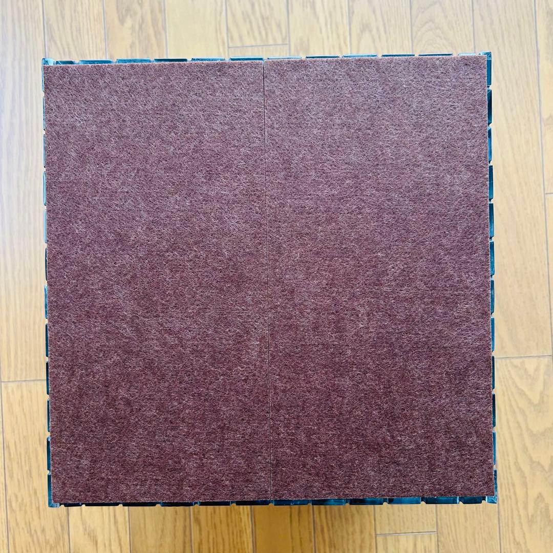 タイルキューブ　韓国インテリア　サイドテーブル ガラスモザイクタイル