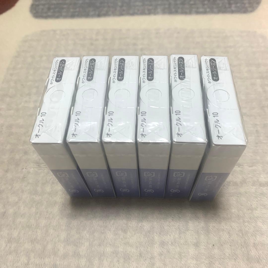 ユーヴィーホワイト ホワイトスキンパクト オークル10 ×6