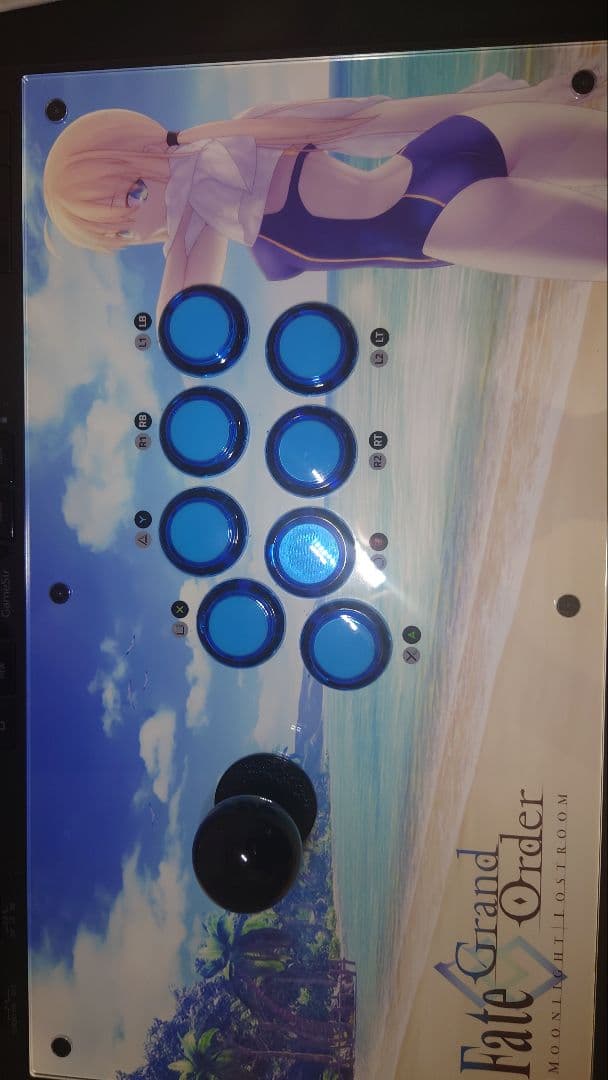 GameSir C2 自作イラスト付 アケコン　mad cats