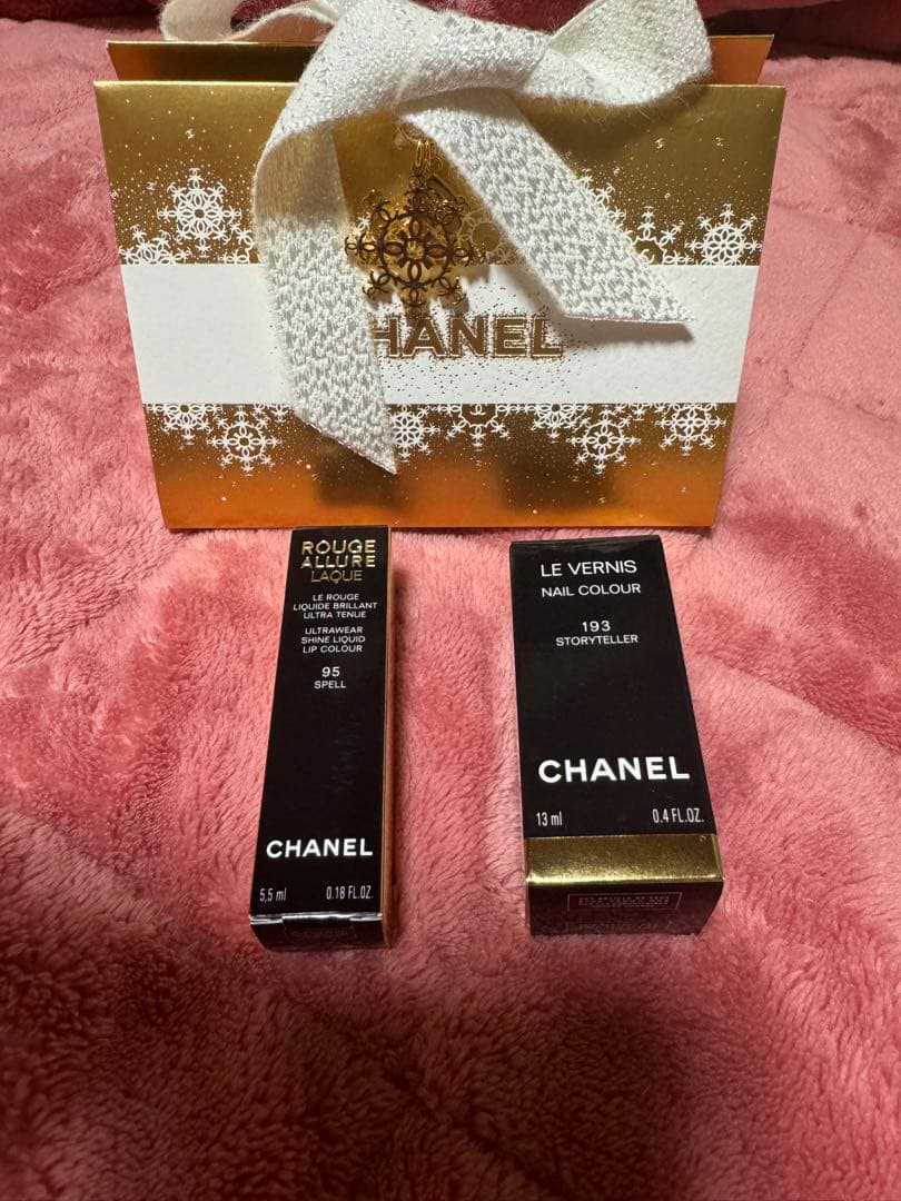 シャネル CHANEL クリスマス限定 ルージュ＆ネイル クリスマスショッパー