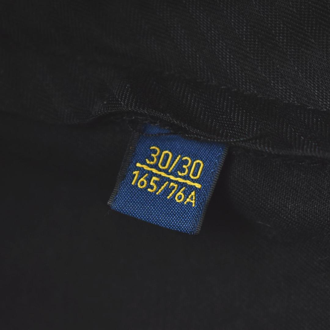 【ポロチノ】定番 POLO ラルフローレン クラシック チノパン テーパード 黒