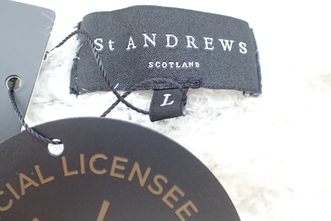 セントアンドリュース　ファンシークルーネックニットプルオーバー　サイズL