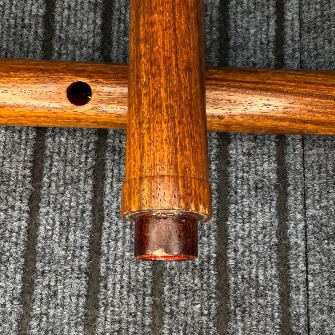 尺八 銘木製 悠 1尺8寸管 七孔