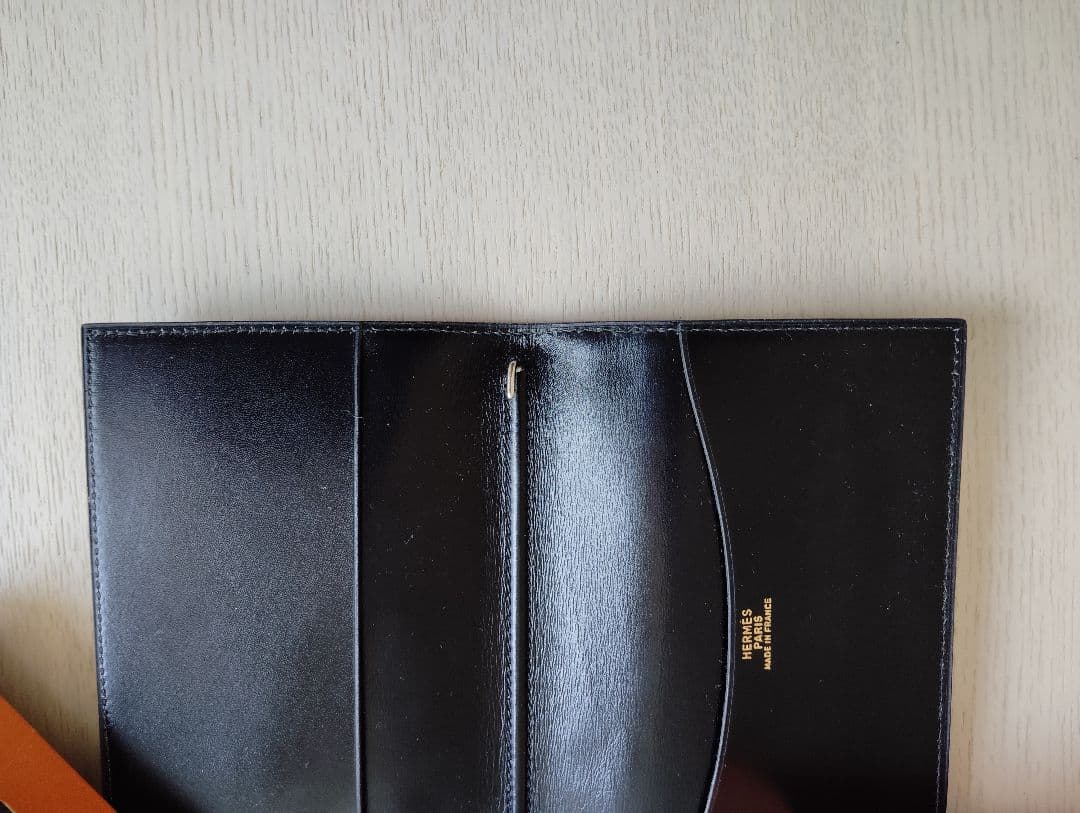 HERMES エルメス 手帳カバー アジェンダ ブラックボックスカーフ ノート付