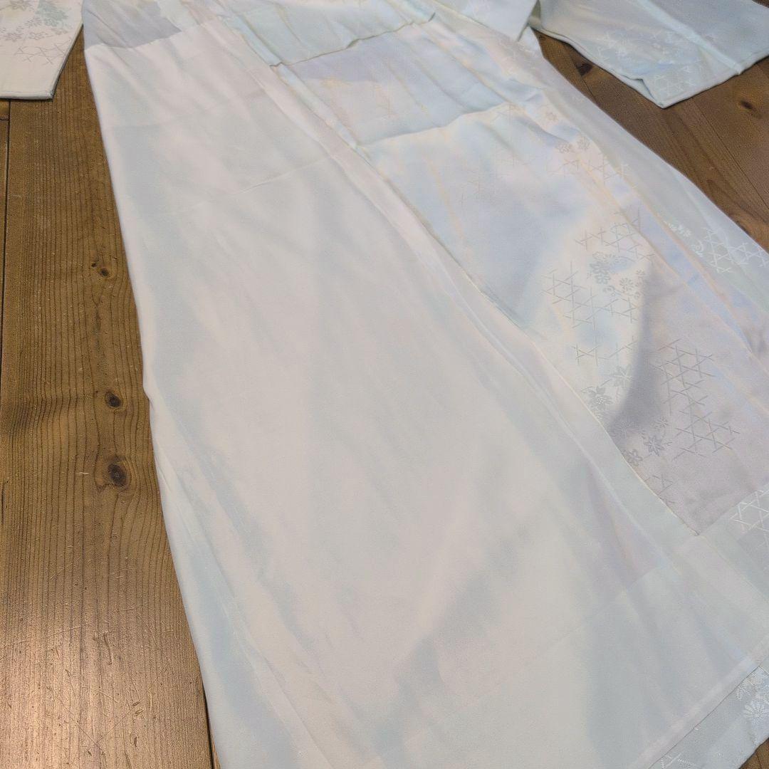 正絹長襦袢　ふるるん　洗える長襦袢　半衿付　衣紋抜　表示付