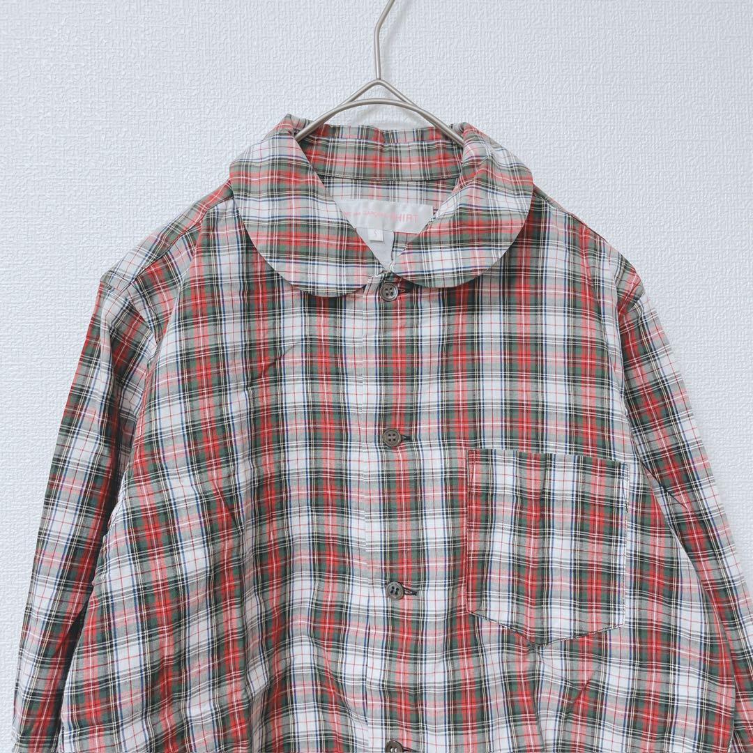 コムデギャルソンシャツ　シャツ　羽織　カジュアル　丸襟　薄手　コットン100　Ｓ