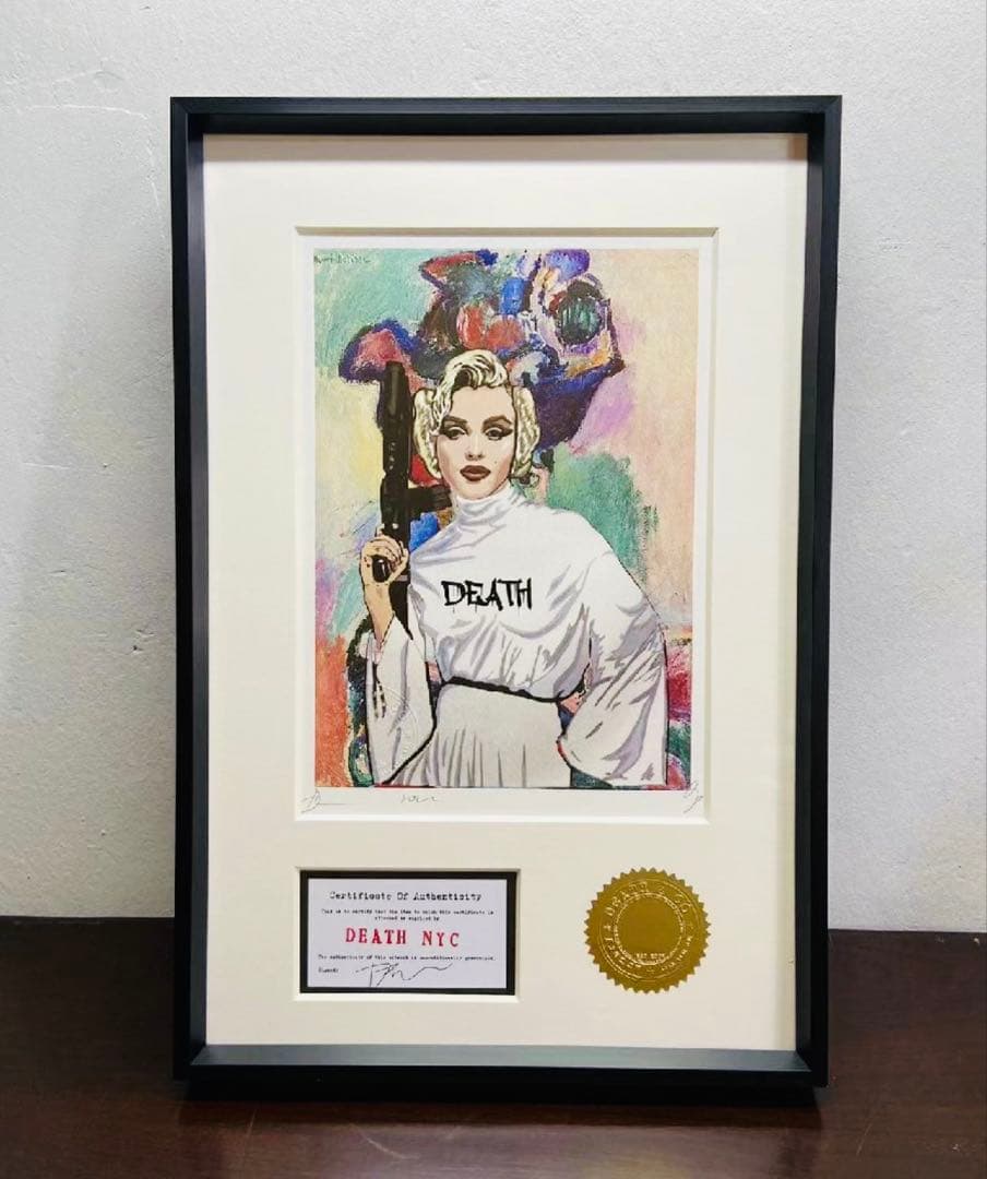 額込 世界限定100枚DEATH NYC アートポスター 現代アート 111