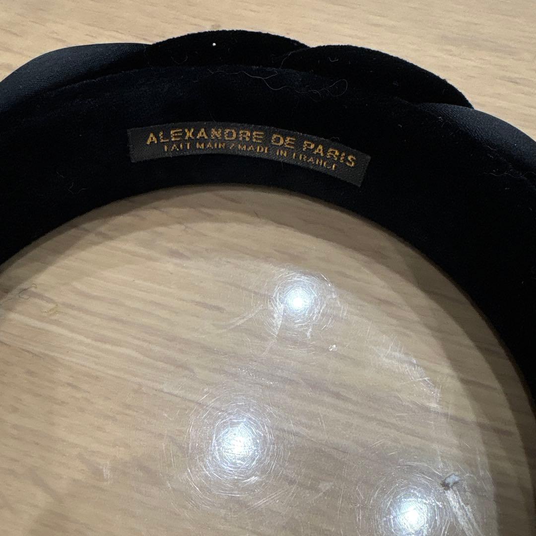 アレクサンドル ドゥ パリ カチューシャ ベロア