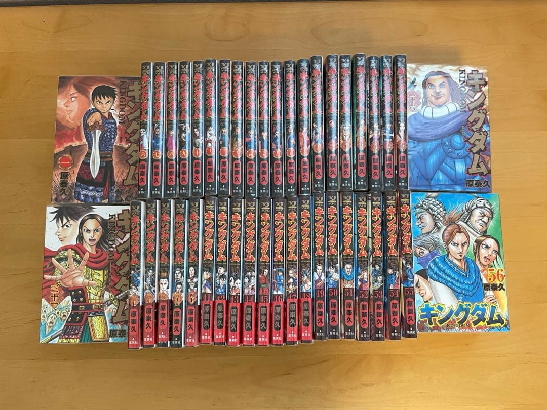 キングダム　1〜60巻セット　全巻フィルム装着済み　原泰久