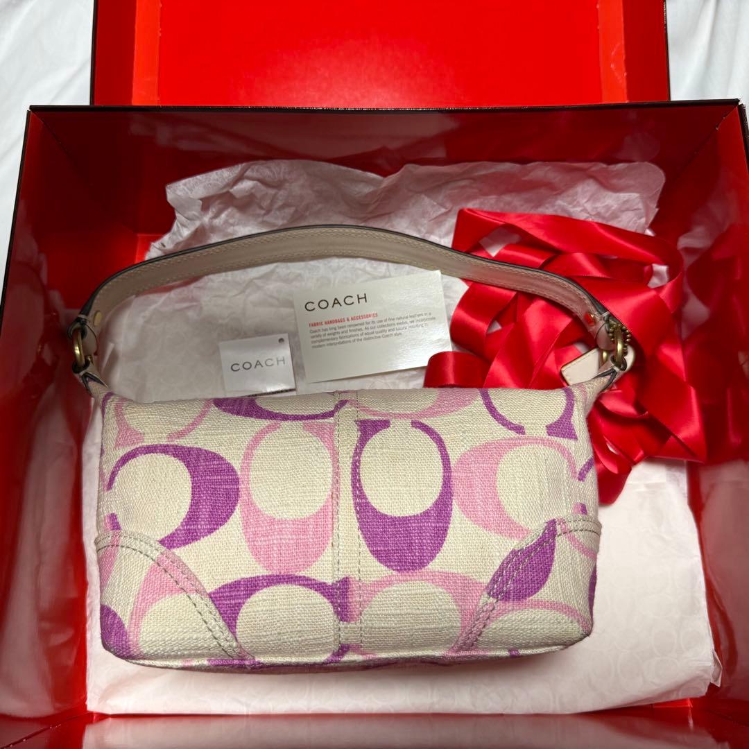 【新品未使用】COACH キャンバス ハンドバッグ コーチ