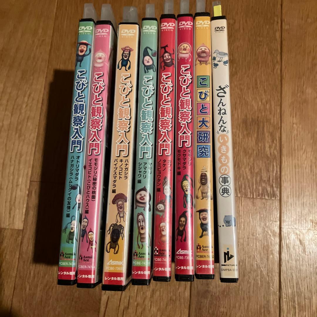 こびと観察入門 DVD6作品＋こびと大研究DVD1作品