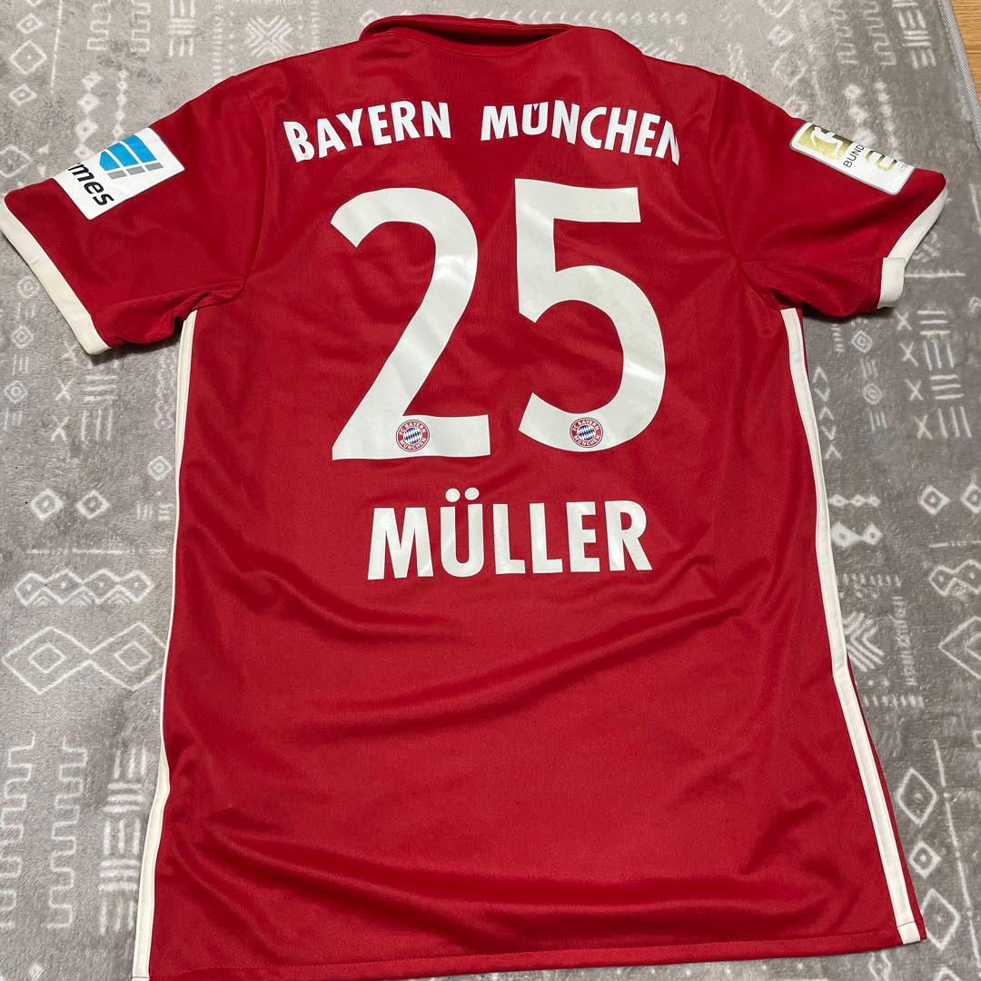 16/17バイエルンミュンヘン　ユニフォーム トーマス・ミュラー　　♯25