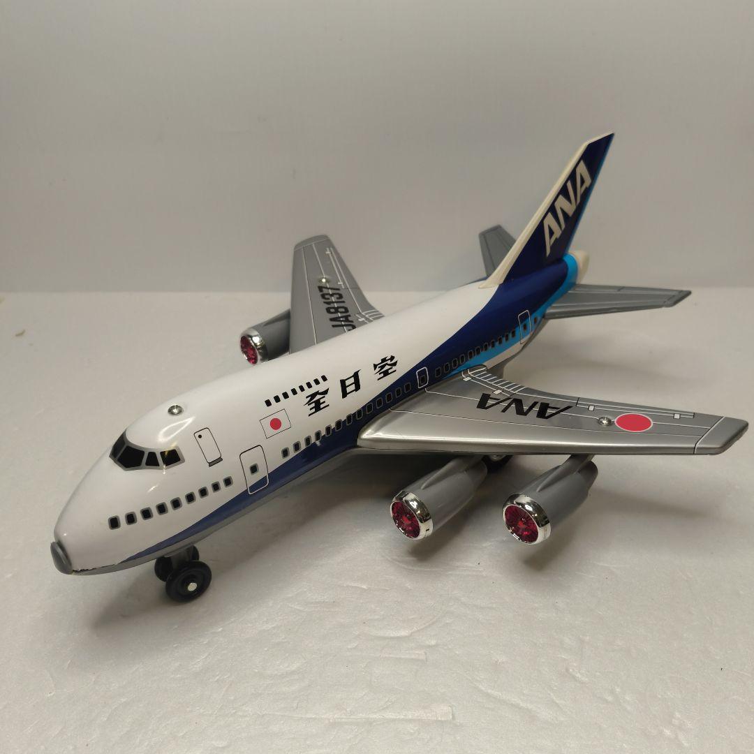 ブリキ 飛行機 ビンテージ 全日空 ANA ジャンボ 747 イチコー