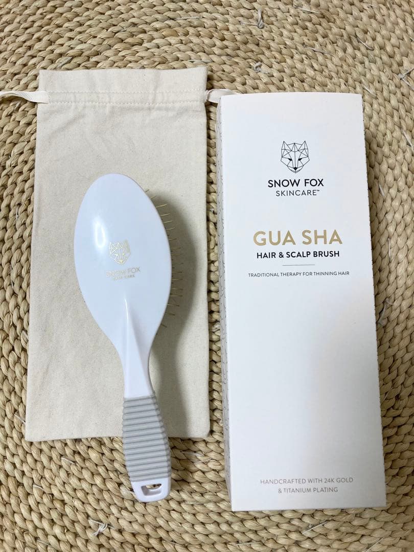  Fox スカルプブラシ ホワイト