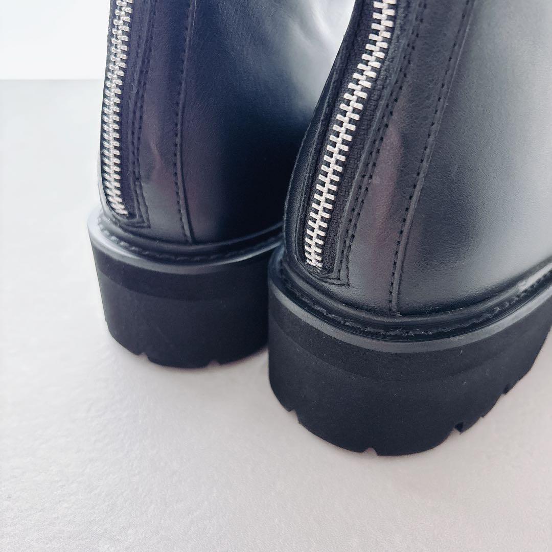 カミナンド バックジップショートブーツ　デミルクスビームス