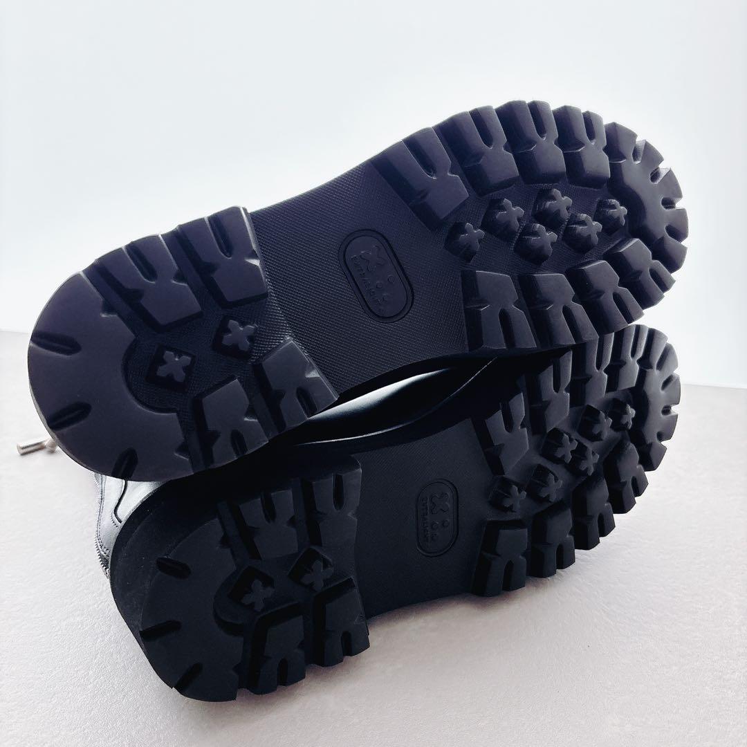 カミナンド バックジップショートブーツ　デミルクスビームス