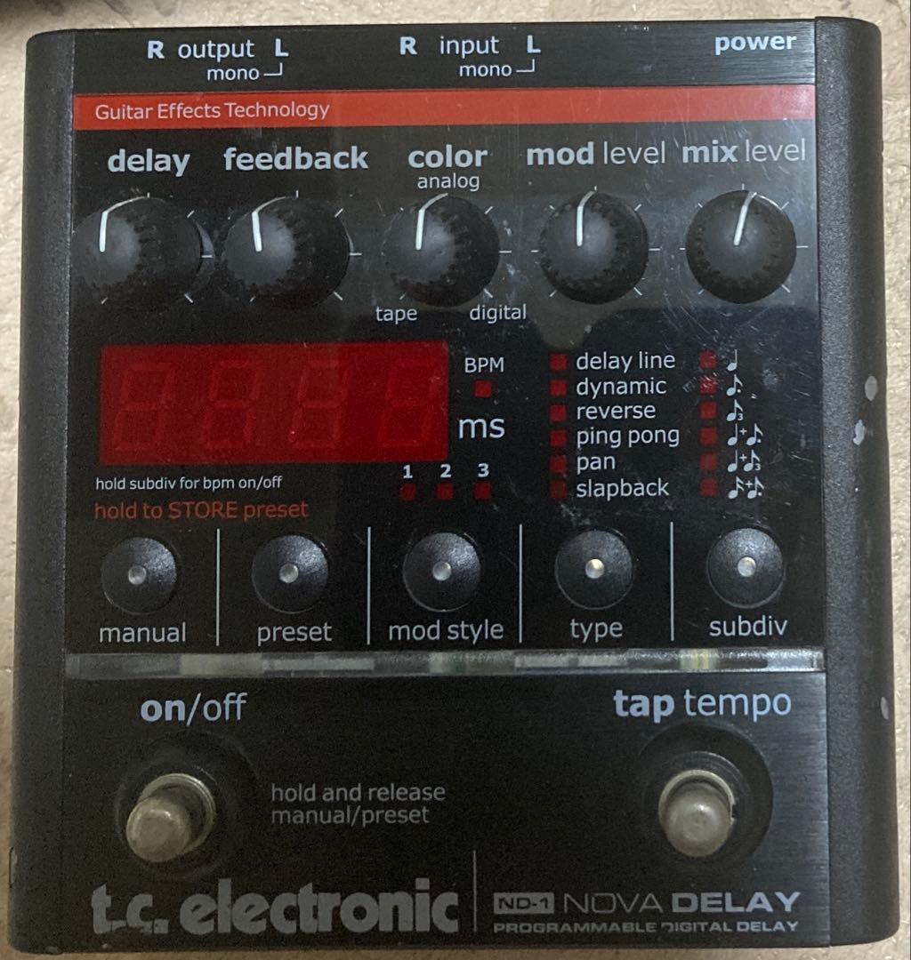 ギター t.c.electronic NOVA DELAY ND-1