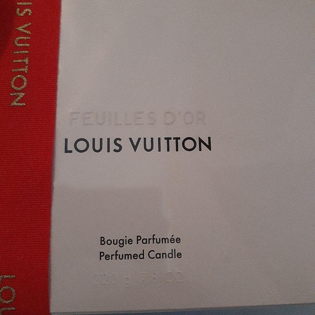 新品　未使用　ルイヴィトン　アロマキャンドル　FEUILLES D'OR