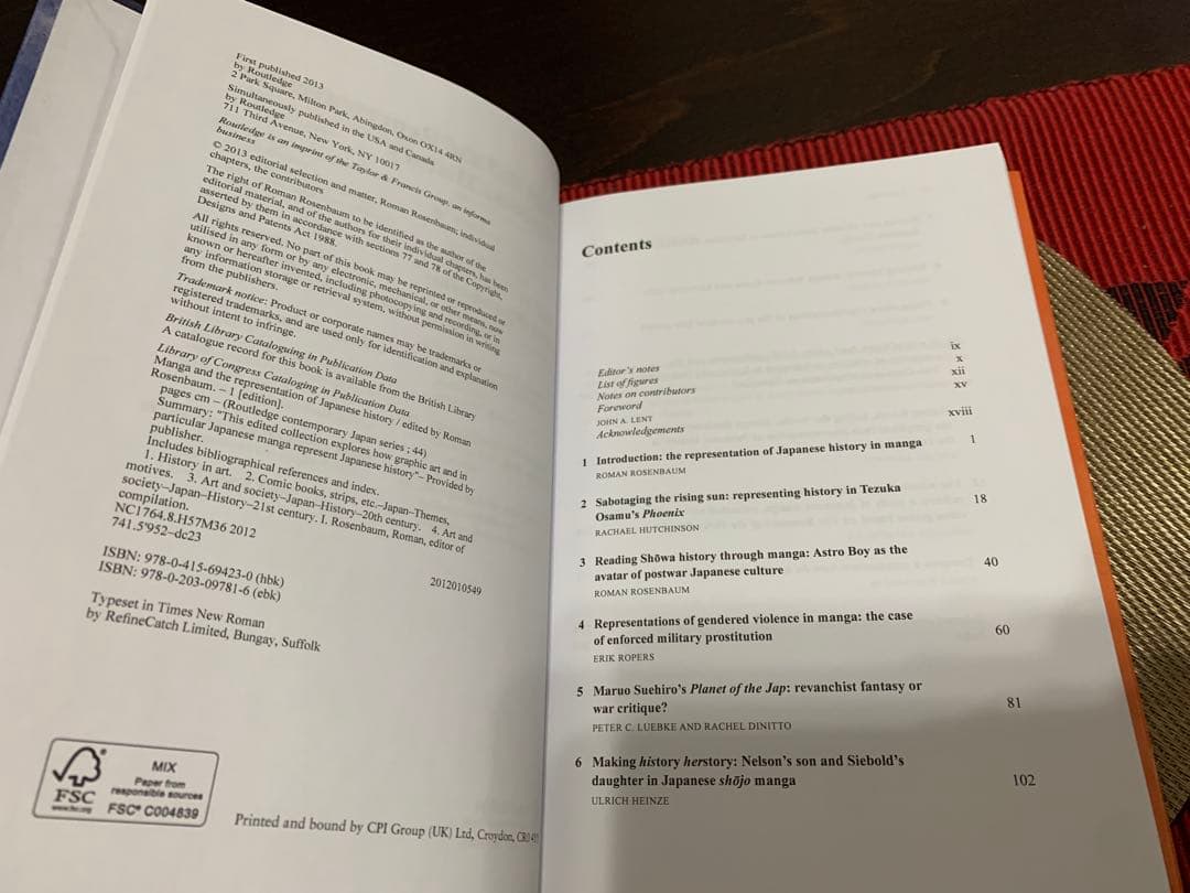 洋書 Manga and the Representation of Japanese