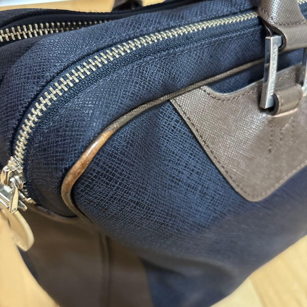 Pellemorbidaビジネスバッグ　紺