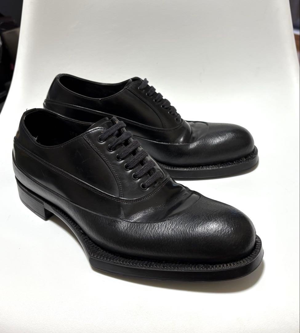 名作 プラダ12AW ラバーソールドレスシューズ6 美品
