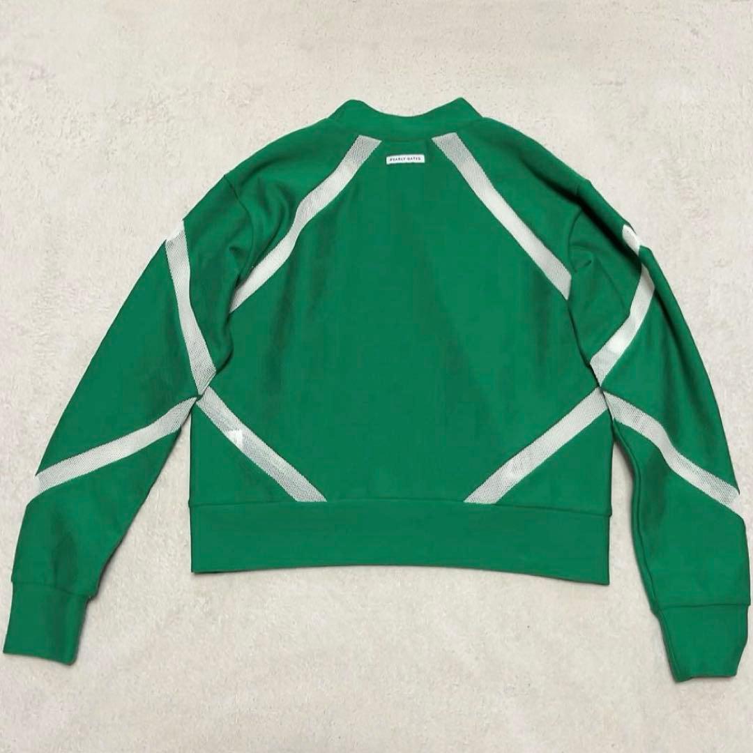 パーリーゲイツ　セットアップ　近年モデル　ニット　スカート　グリーン