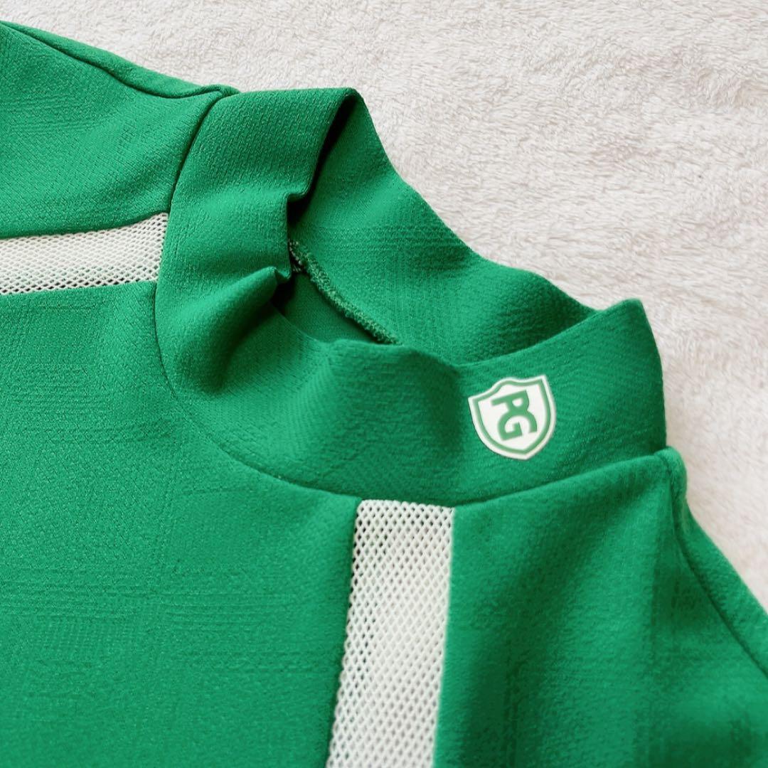 パーリーゲイツ　セットアップ　近年モデル　ニット　スカート　グリーン