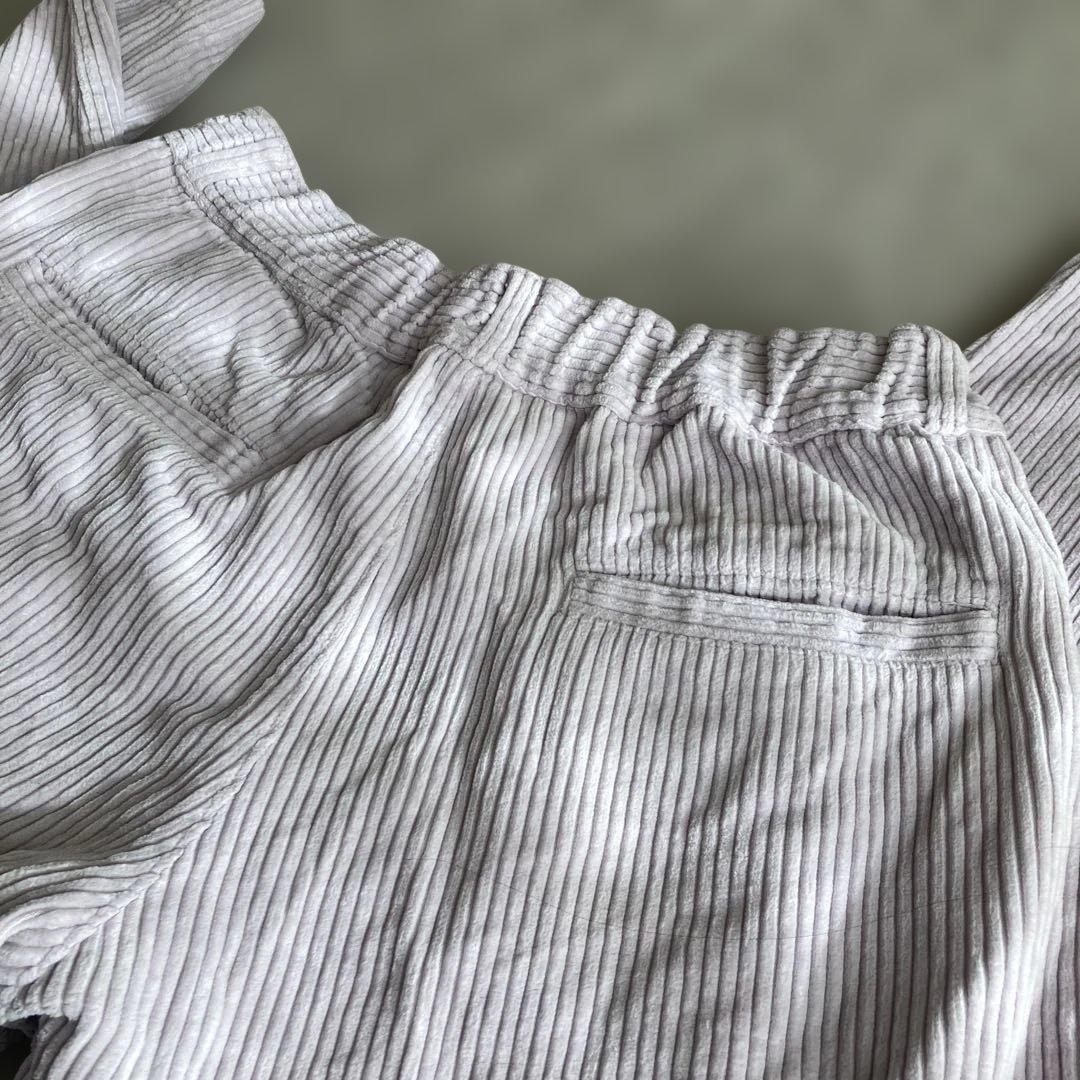 ネストローブ It's ME 太畝カラーコーデュロイパンツnestRobe