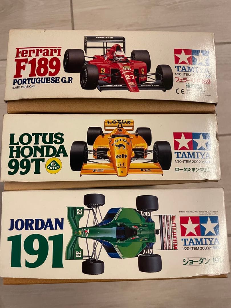 今週限定タミヤ F1モデルキット 3点セット