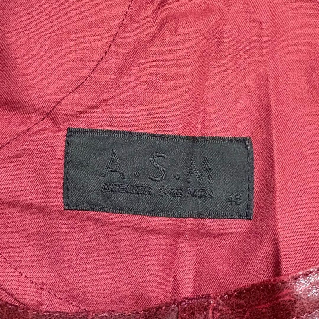 00s Y2K A.S.M 裾ジップ ギミック フレア カーゴパンツ 90s