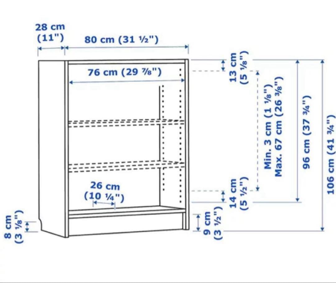 【10/31(金)まで出品】イケア BILLY ビリー 本棚 ホワイト　完成品