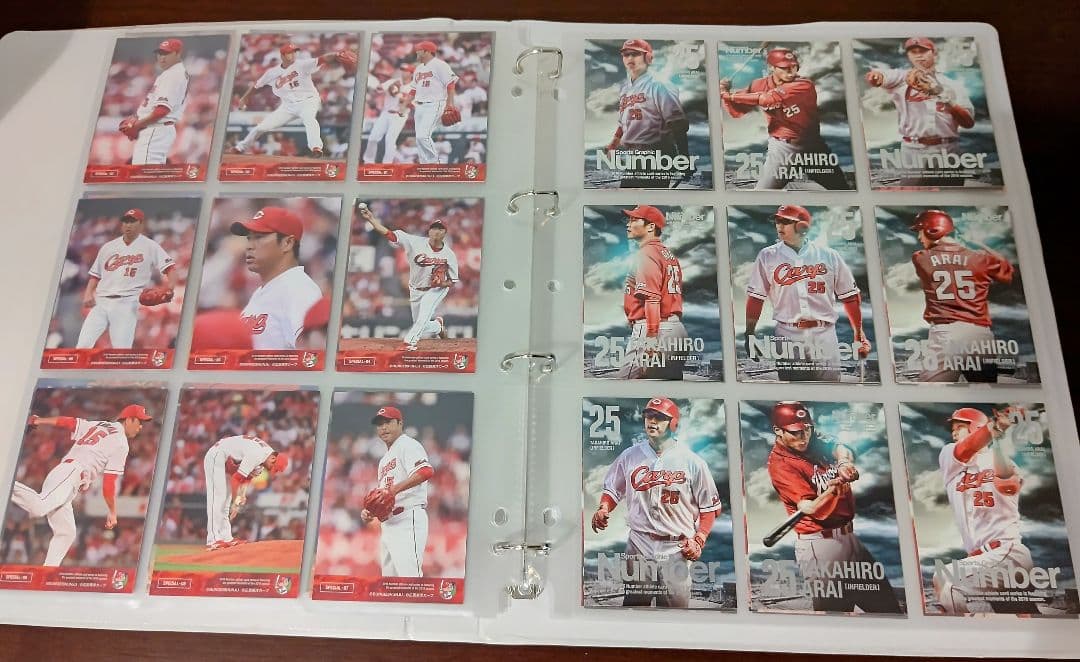 黒田博樹×新井貴浩 アスリートカード 広島カープ コンプリートファイル 超希少